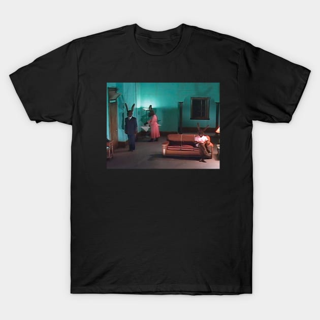 David Lynch Rabbits T-Shirt by Aishece